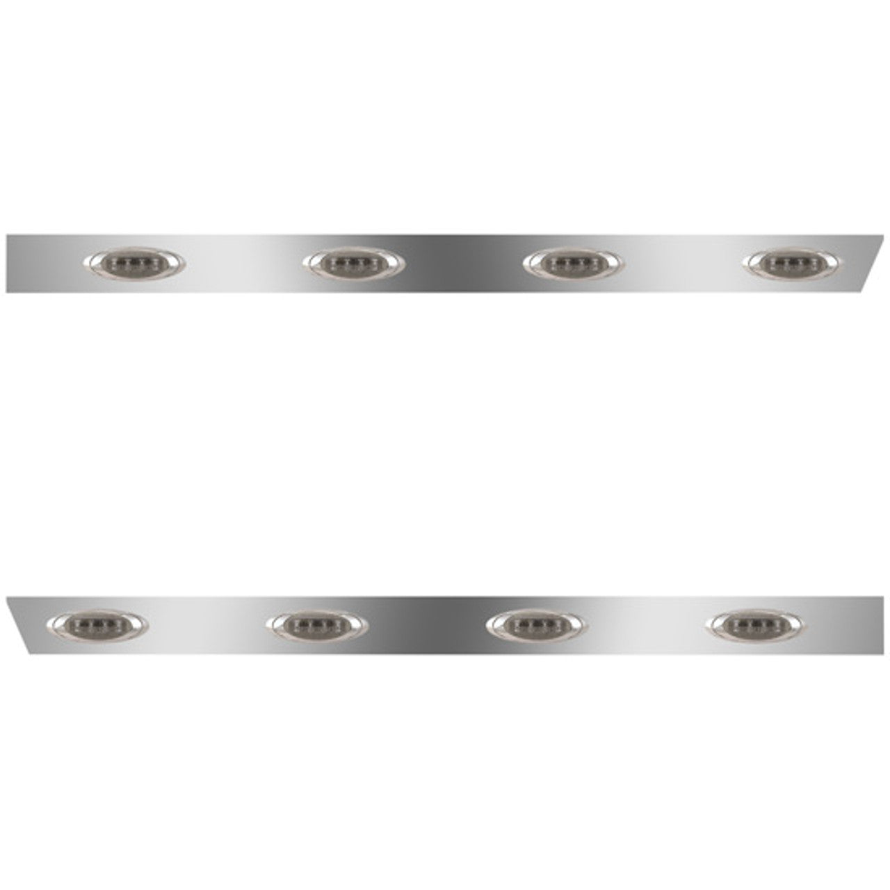 Peterbilt 389 1987 Through 2010 3 Inch Tall Cab Panels With 3 P1 LED Lights holes only