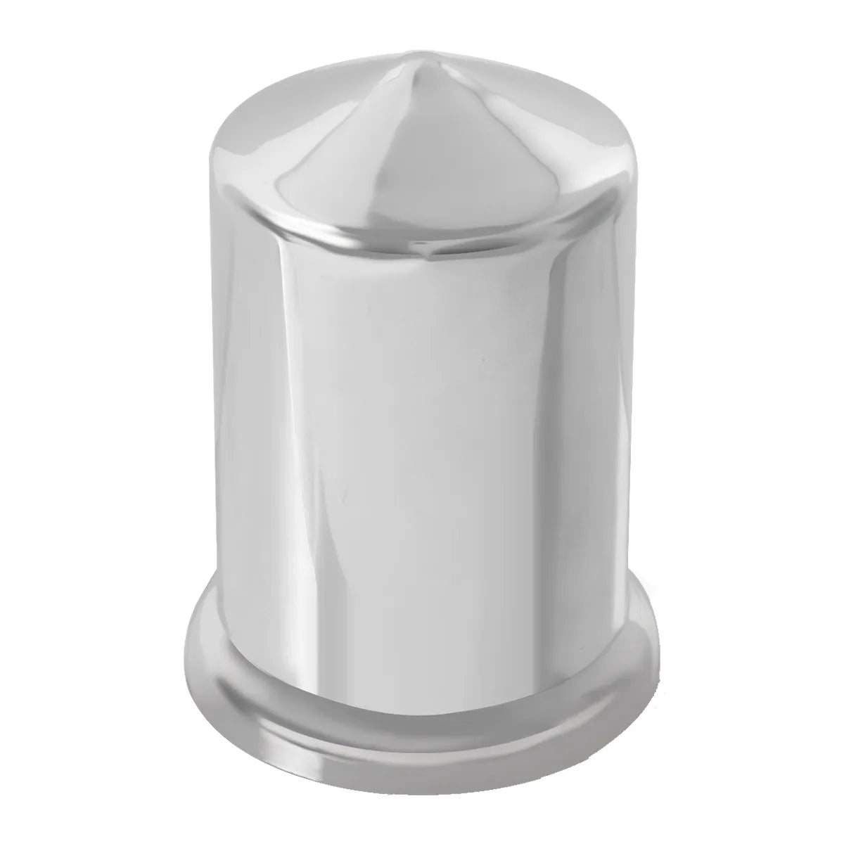 Chrome Plastic 1-1/2" Push-On Multi-Size Round Lug Nut Cover