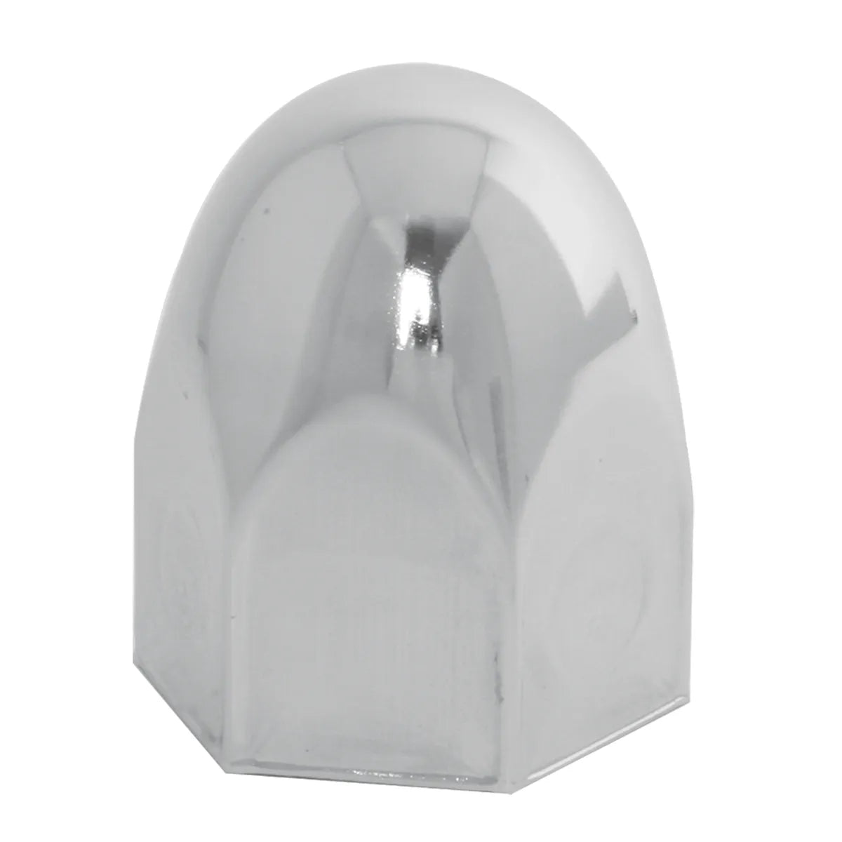 Chrome Steel Push-On Bullet Style Lug Nut Cover w/o Flange