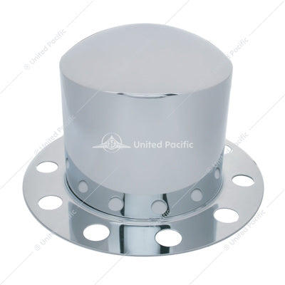 Chrome Dome Rear Axle Cove Kit - Steel/Aluminum Wheel With 33mm Nut Cover (2-Pack)