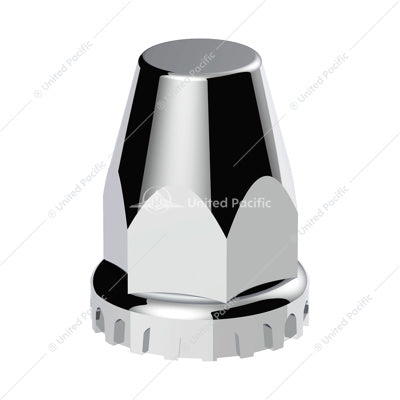 Chrome Plastic Original Nut Covers - Push-On- 33mm x 2-3/4"