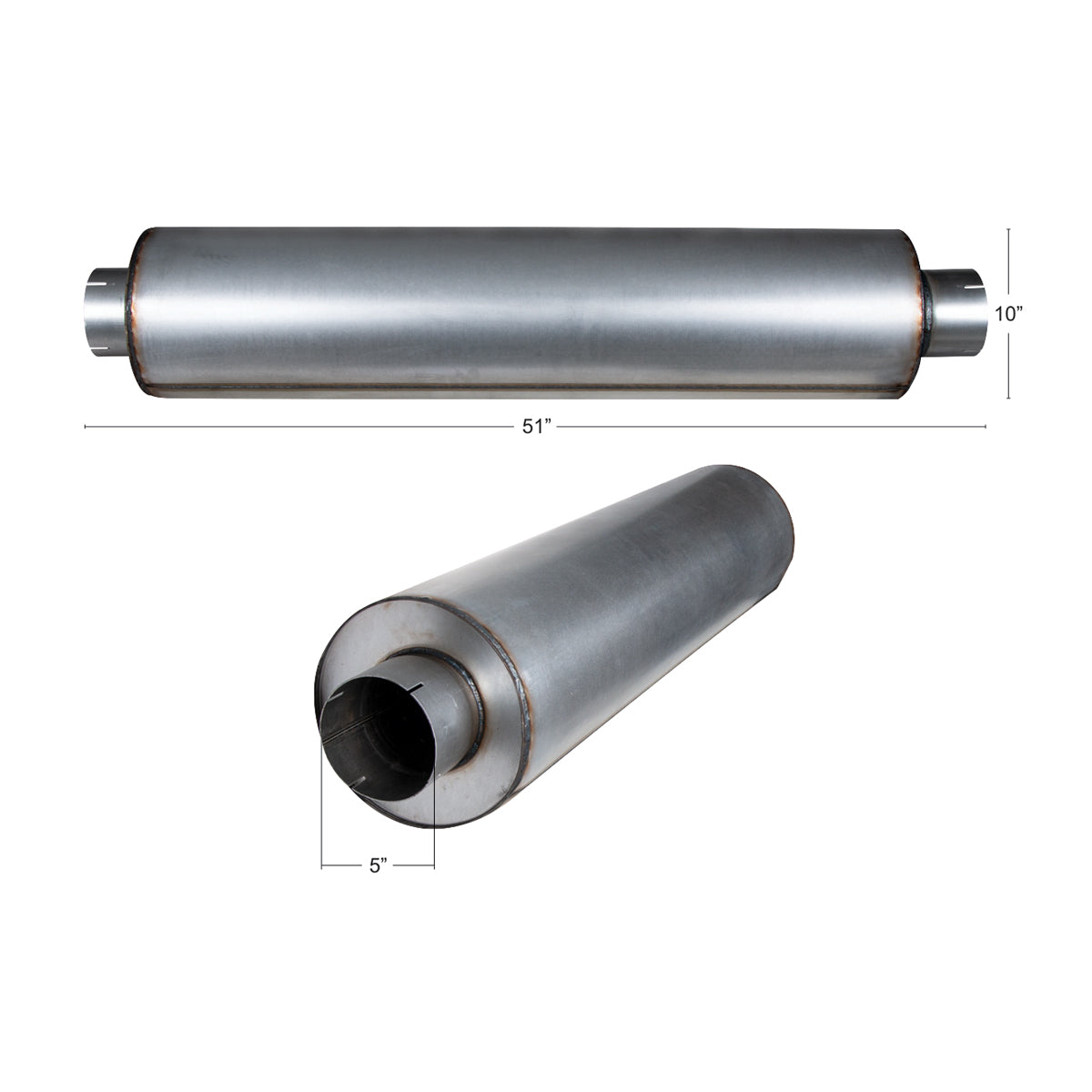 5" X 51" Exhaust Muffler