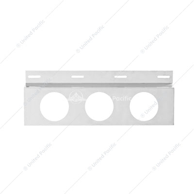 Stainless Top Mud Flap Bracket - Three 4" Light Cutout (Each)