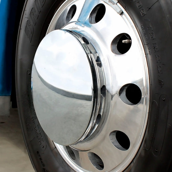 Moon Front Axle Cover With 33mm Thread-On Low Profile Nut Cover - Chrome