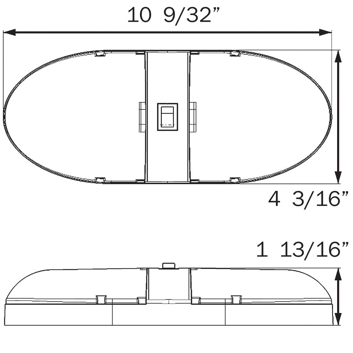 RV Interior Light Double Aero