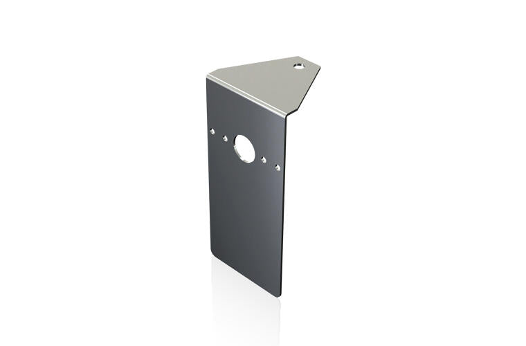Permit Panel IFTA Exhaust Bracket With One Watermelon Light Hole