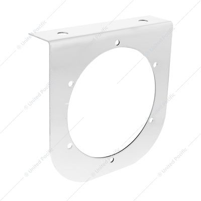 Stainless Steel Light Bracket with Single 4" Light Cutout