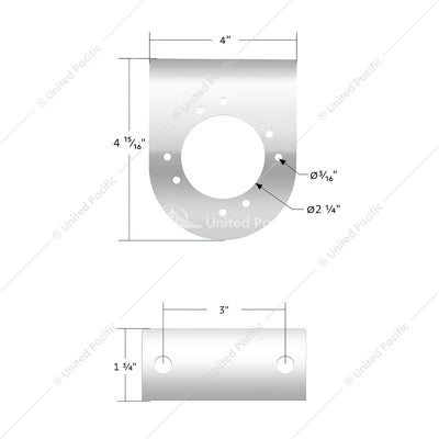 Stainless Steel Light Bracket Watermelon
