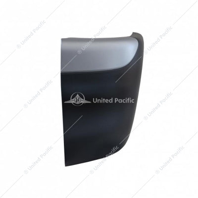 BUMPER END WITH SILVER PAINT FOR 2001-2016 FREIGHTLINER COLUMBIA - DRIVER