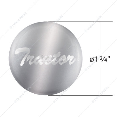 Silver Glossy Tractor Sticker