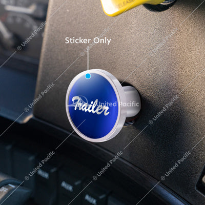Blue "Trailer" Sticker Only