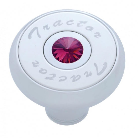 "Tractor" Deluxe Air Valve Knob - Purple Crystal