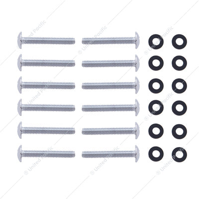 Peterbilt Stainless Steel Shift Plate Screws (12 count)