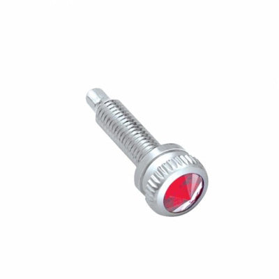 International Chrome Dsh Scrw W/Red Diamond 6Pc