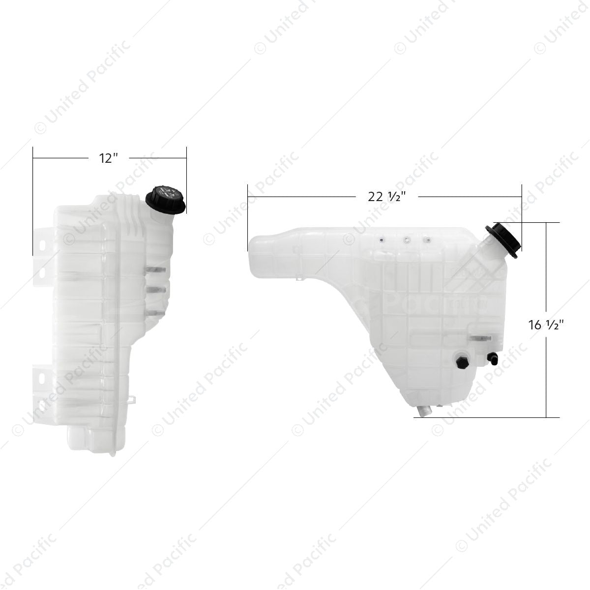 Coolant Reservoir & Coolant Level Sensor For 2011-2015 International Prostar
