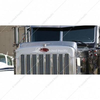 PETERBILT379 Lng Stainless Steel Bug Shield