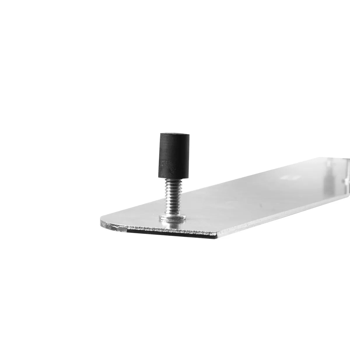 Chrome Plated 4" x 24" Bottom Mud Flap Plate with 3 Studs