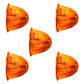 Glass Watermelon Marker Light Lens - Amber (5-Pack)