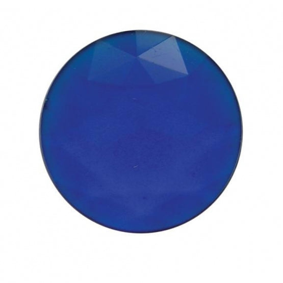 ** Discontinued** 1-3/8" Round Plastic Dome/Map Light Lens - Blue