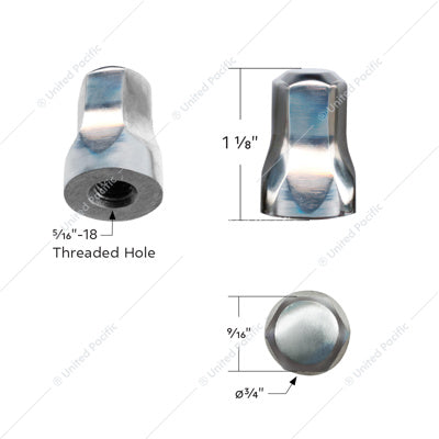 Stainless Steel Air Clearner Nut Set with 5/16"-18 Thread (4 Pack)