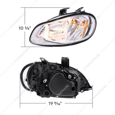 HEADLIGHT FOR 2002-2024 FREIGHTLINER M2 - DRIVER