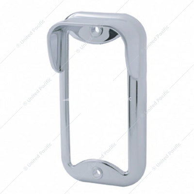 Vertical Rectangular Bezel With Top Visor 2"x 6" Light