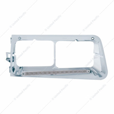Freightliner FLD Headlight Bezel Clear/Amber Passenger Side