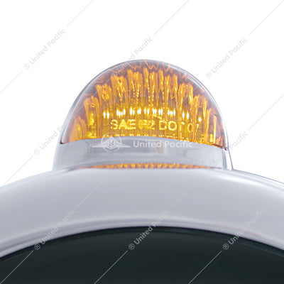 Stainless Steel Guide 682-C Headlight No Bulb With Dual Mode LED Signal