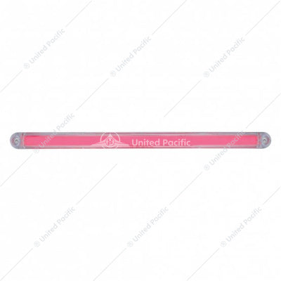 24 LED Dual Function 12" GloLight Bar With Bezel-Red/Clear