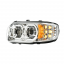 Peterbilt 389 LED Headlight With 10 LED Turn 100 LED Halo For 2008-2024 - Driver