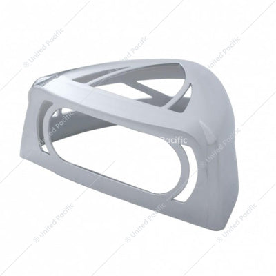 Image of the United Pacific Turn Signal Cover with Visor for 1987–2007 Peterbilt 379/378/357 Part number: 34067