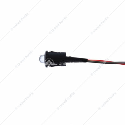 SINGLE LED SNAP-IN INDICATOR LIGHT - BLUE/CLEAR (BULK)