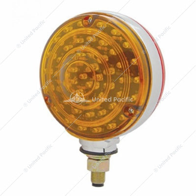 Image of the United Pacific 88 LED Single Stud Double Face Turn Signal Light - Amber/Red Part # 38113