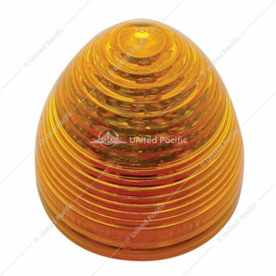 9 LED 2" Round Beehive Light (Clearance/Marker) - Amber LED/Amber Lens