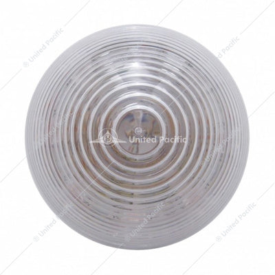 2-1/2" ROUND BEEHIVE LIGHT (CLEARANCE/MARKER) - RED LED/CLEAR LENS-13 LED
