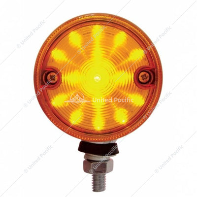 15 LED 3" Double Face Light - Amber & Red LED/Amber & Red Lens