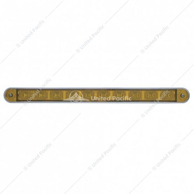 10 LED 9" Turn Signal Light Bar With Bezel