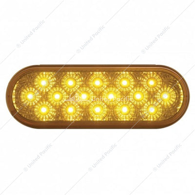 16 LED 6" Oval Reflector Turn Signal Light