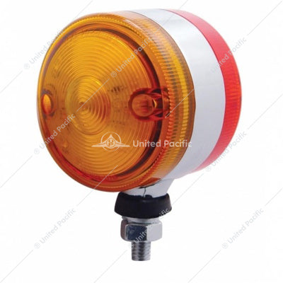3" DUAL FUNCTION DOUBLE FACE LIGHT - AMBER & RED LED/AMBER & RED LENS