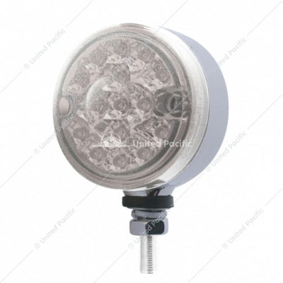 3" DUAL FUNCTION REFLECTOR SINGLE FACE LIGHT - AMBER LED/CLEAR LENS