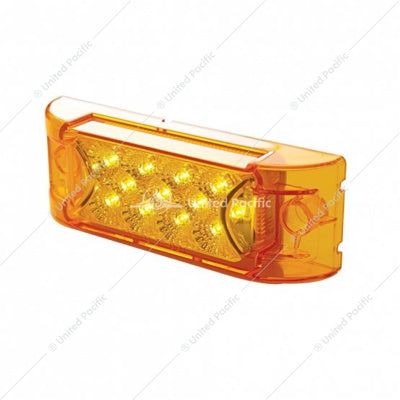 13 LED Amber/Amber Reflector Rectangular Light ( Clearance/Marker)