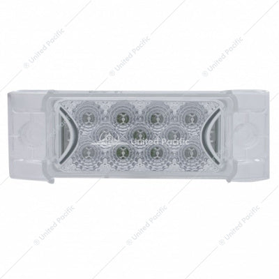 13 LED Red/Clear Refector Rectangular Light (Clearance/Marker)