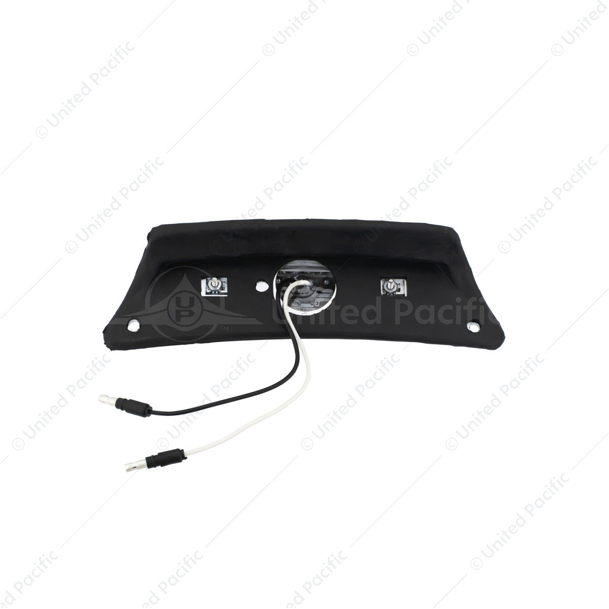 Chrome Fender Light Bracket With 12 LED Reflector Light - Amber LED/Clear Lens