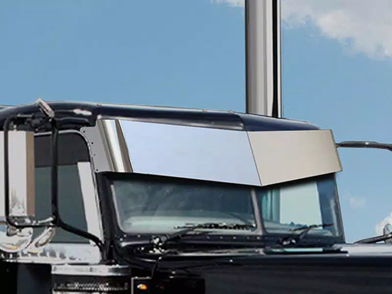 Peterbilt Visor Challenger 11"-13" V Shape Drop