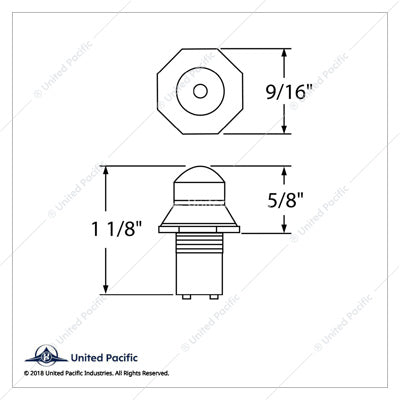 Mini Pilot Light - Amber (2 Pack)