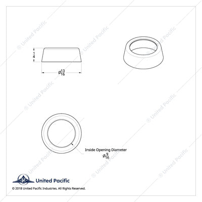 Chrome Plastic Toggle Switch Nut Cover For Freightliner 6-Pack