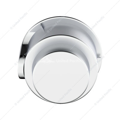 CHROME CUP HOLDER INSERT FOR KENWORTH W900/T800/T600 (2002-2008) & PETERBILT 379/378 (2001-2005)