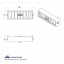 Chrome Plastic A/C Vent For 1989-2010 Freightliner FLD/Classic - Passenger