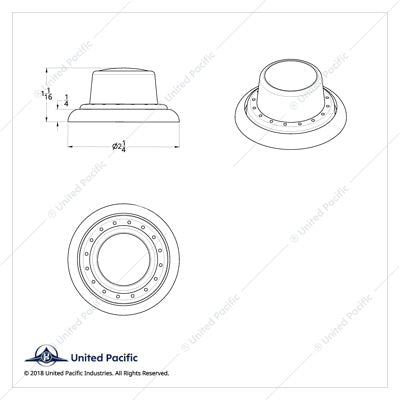 Chrome Peterbilt Dash Data Display Module Control Knob Set