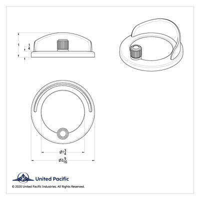 Clock Bezel With Visor For Freightliner - Indented
